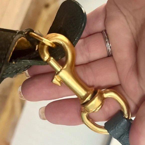 EUC RARE Gucci Dark Green Nubuck Hobo Shoulder Bag Purse - Picture 8 of 14